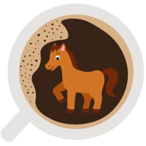 Horse Coffee Cup Reading